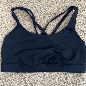 Lululemon black sports bra size 8